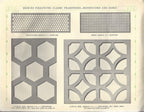 rare 1920s softcover catalog of ‘architectural grilles of perforated metal’ published for the diamond manufacturing co. of wyoming, pa.