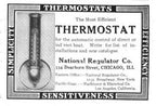 largely intact vintage industrial chicago commercial building nickel-plated cast iron thermostat cover with temperature scale