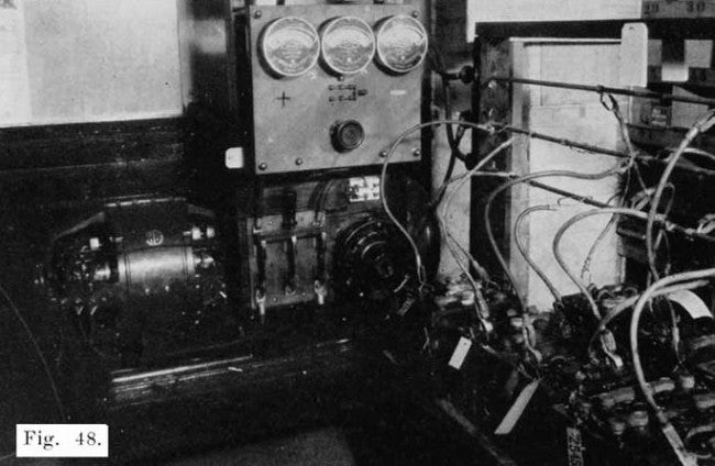 original and remarkably intact dated c. 1907 original and fully functional american industrial salvaged chicago copper-plated cast iron commercial building basement switchboard voltmeter