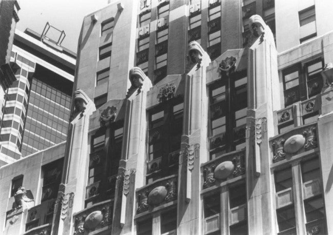 oversize early 1930's american depression era ornamental cast iron arch top city-bank farmers trust building elevator floor indicator plaque with bronze numbers