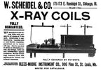 early 20th century american medical portable x-ray apparatus four-legged steel side table with two pull-out drawers