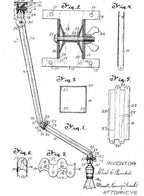 original hard to find and highly sought after patented early 20th century antique american industrial articulating factory machinist lamp with "universal" joints