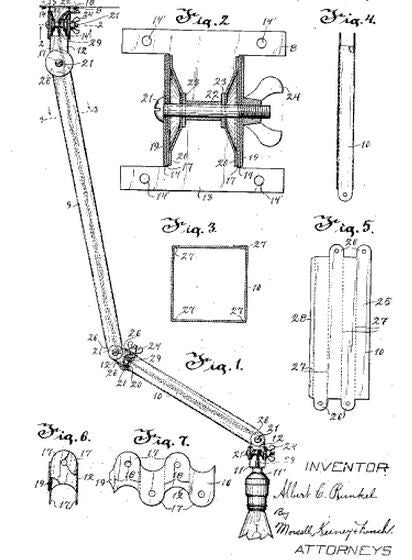 original hard to find and highly sought after patented early 20th century antique american industrial articulating factory machinist lamp with "universal" joints