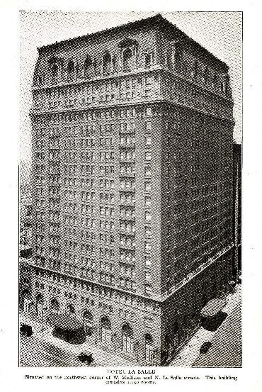 c. 1909 original interior american made historic la salle hotel guestroom door monogrammed brass doorknob and matching backplate