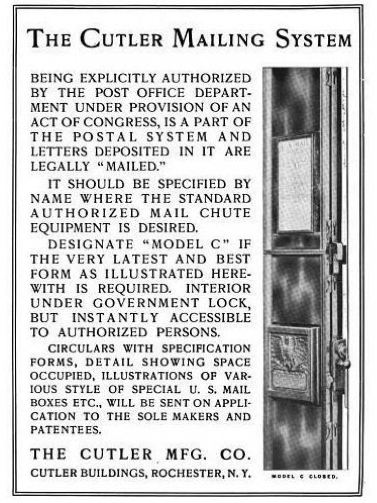 early 20th century freestanding salvaged chicago masonic temple folded steel and cast brass compartmentalized 36-door mail box cabinet with intact turn handles