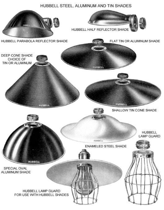 three matching c. 1930's antique american industrial green porcelain enameled deep bowl reflector pendant light fixtures with chain and black enameled canopies