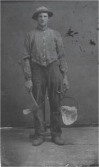 single pair of early 20th century antique american industrial fully functional brushed steel or forged iron ice block tongs with riveted joint center hinge