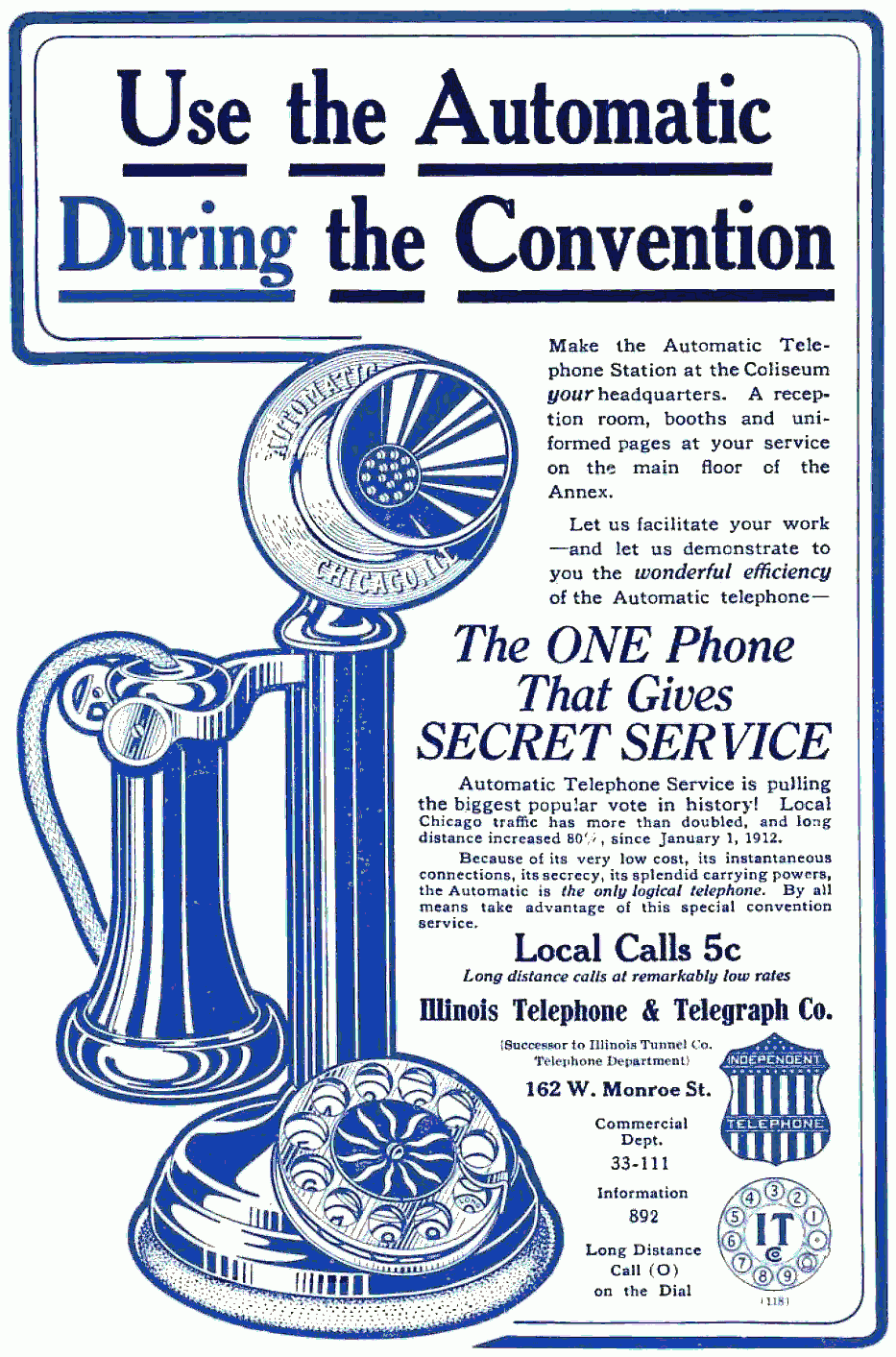early 20th century double-sided bell public telephone "booth inside" double-sided exterior flange porcelain enameled sign salvaged from a 19th century chicago city dump