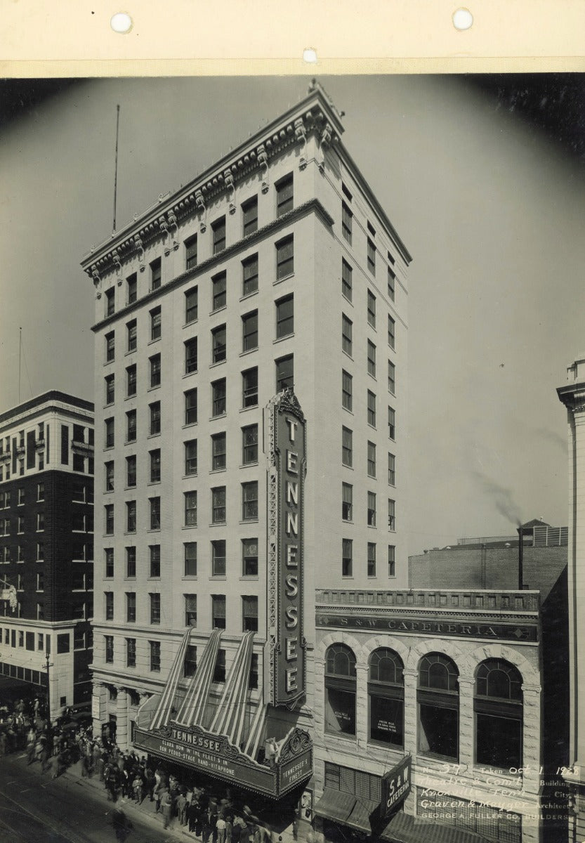 original 1928 graven and mayger photographic prints of the tennessee theater photographed by thompson company photographers