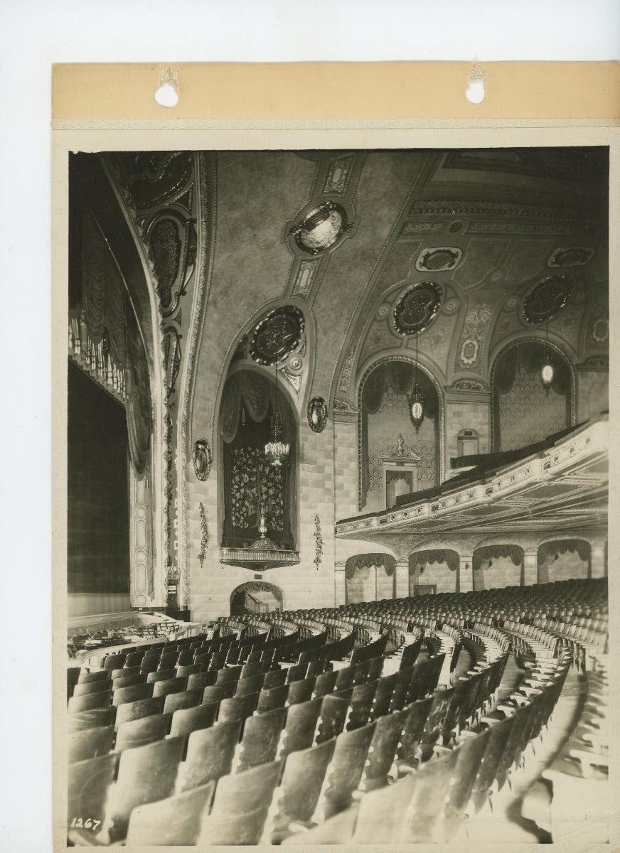 original set of 8 x 10 graven and mayger 1928 photographic images of detroit's holywood theater