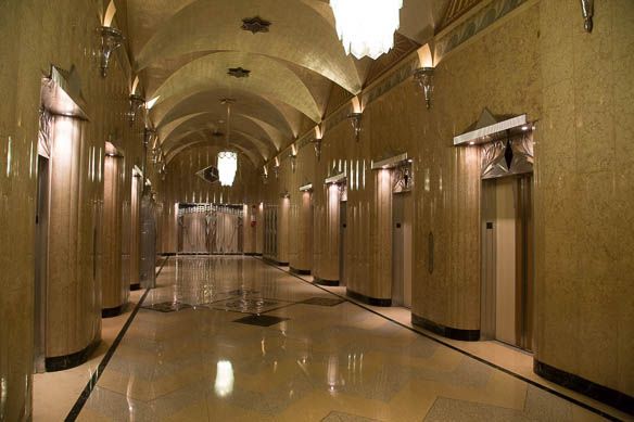 stunning historically important american art deco style ornamental nickel-plated cast bronze general electric building lobby elevator call button plaque