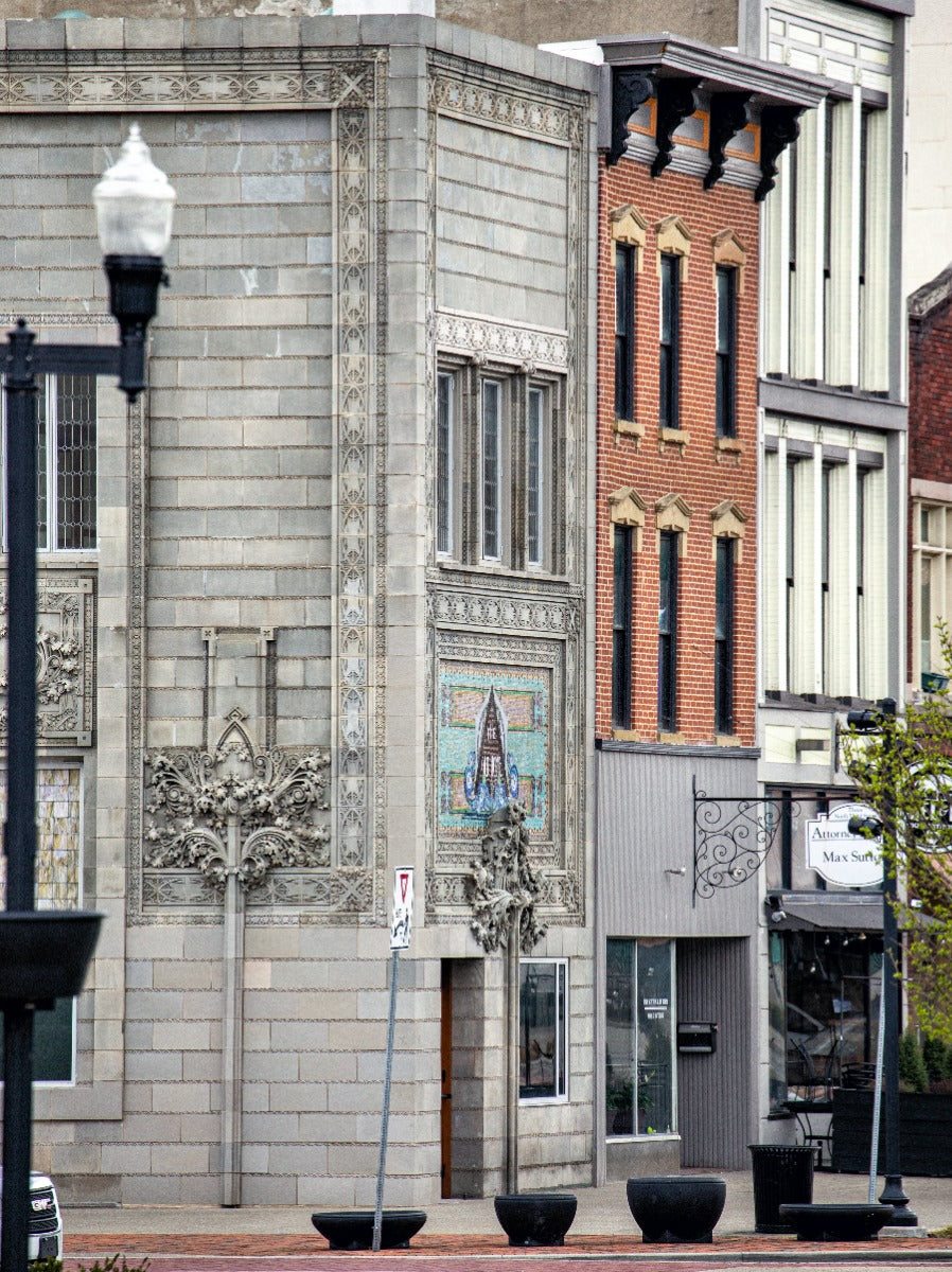 largely intact original louis h. sullivan-designed 1914 home building association bank exterior terra cotta panel