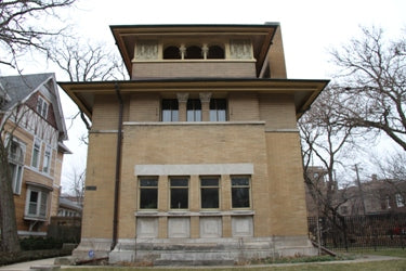 very rare c. 1897 heller house fret-sawn pine wood exterior eave trim panel