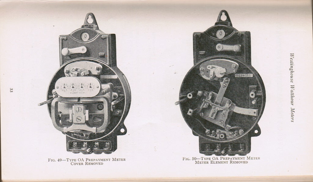 rare softcover “handbook of Westinghouse watthour meters” published for westinghouse electric & manufacturing co., newark, new jersey.