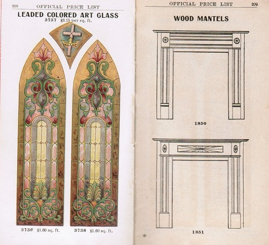 rare pocket-size 1908 salesman’s catalog of “sash, doors, mouldings” published by shattock & mckay co. in chicago, for south side millwork co. in milwaukee, wisconsin