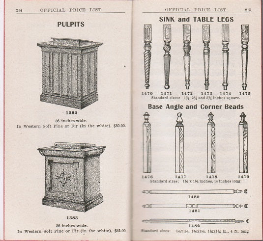 rare pocket-size 1908 salesman’s catalog of “sash, doors, mouldings” published by shattock & mckay co. in chicago, for south side millwork co. in milwaukee, wisconsin
