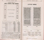rare pocket-size 1908 salesman’s catalog of “sash, doors, mouldings” published by shattock & mckay co. in chicago, for south side millwork co. in milwaukee, wisconsin
