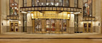 dazzling american art deco style ornamental cast bronze exterior perforated grille or panel salvaged from the medinah athletic club