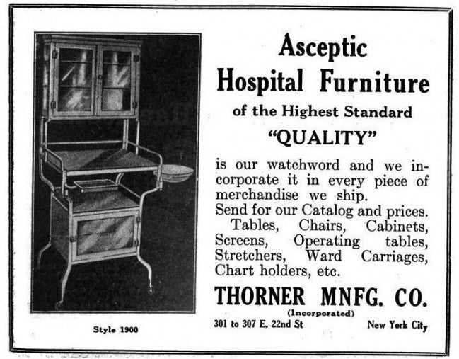highly desirable completely refinished early 20th century cook county hospital operating room brushed metal freestanding workstation with cabinets