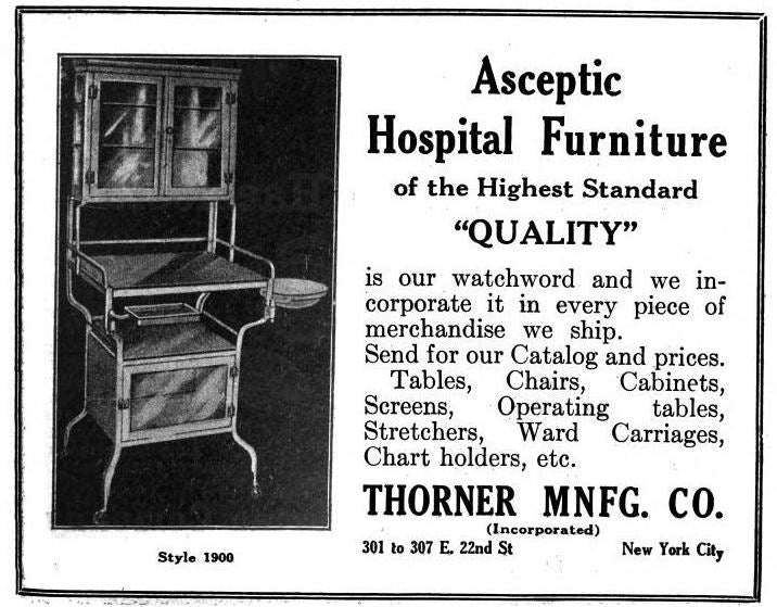 original c. 1920's vintage american medical compact cold-rolled steel "sterilizer" hospital examination room cabinet with removable interior glass shelves