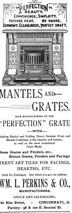 completely refinished brushed ornamental cast iron 19th century american victorian era interior residential fireplace mantel with original shelf