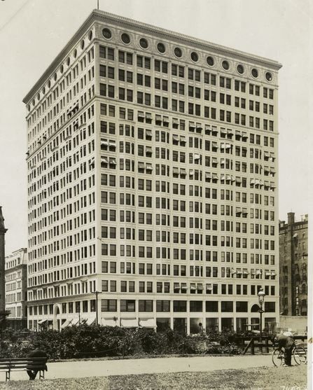 group of four matching ornamental cast bronze salvaged chicago railway exchange building exterior diminutive pilasters