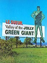 strange and rare oversized original ameican c. 1950's stamped metal "jolly green giant" highway roadside billboard figural sign with an allover reflective finish