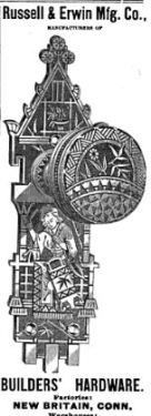 rare 19th century anglo-japanese style entrance size cast bronze residential geisha girl figural doorknob