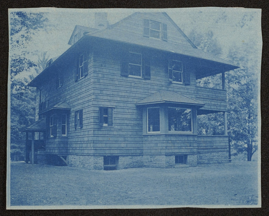 documented grueby tile lavatory room floor fragment salvaged from the home of claude bragdon (1902)