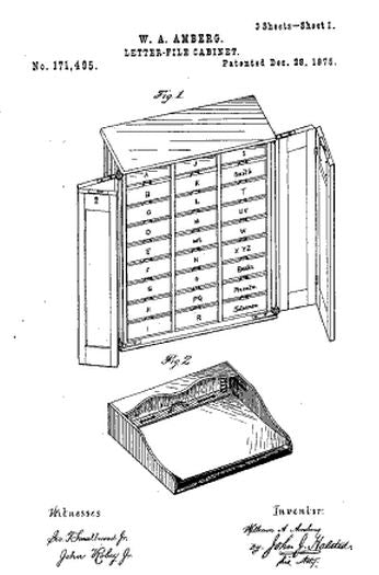 largely intact early 1880's chicago bank building refinished solid walnut wood amberg's letter file multi-drawer antique american cabinet