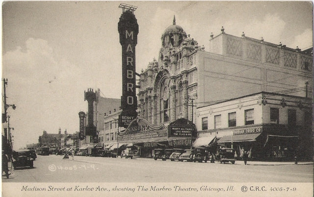 all original and remarkably intact brightly colored polychrome enameled c. 1920's interior chicago atmospheric theater spanish baroque style seat end