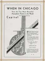 original 1929 spanish revival style ornamental wrought iron capitol theater building entrance door push bar