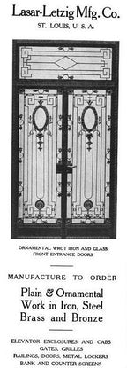 original historically important e.f. lasar mansion interior hand-carved custom sold mahogany wood palmette endcaps