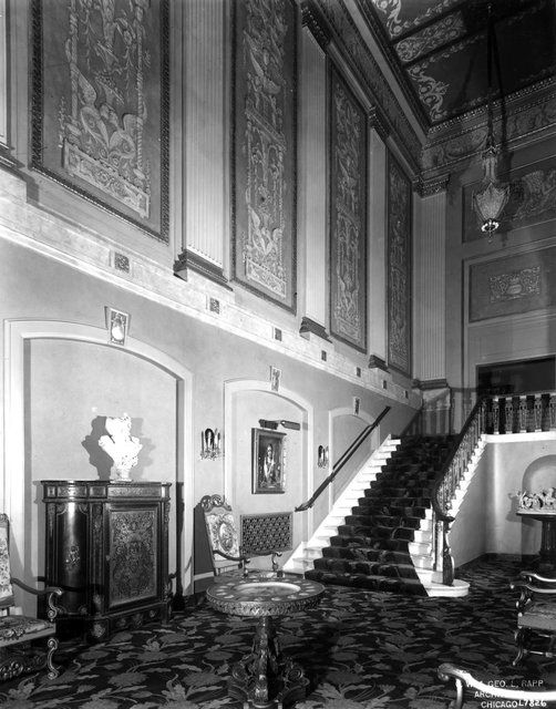 original historically important custom-designed ornamental wrought iron movie palace southtown theater entrance door push plates