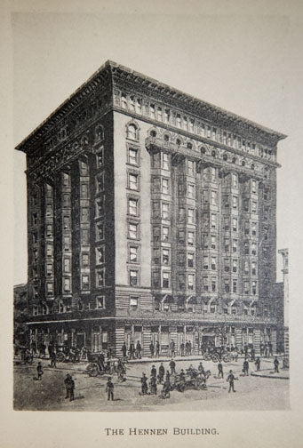 original and historically important late nineteenth century ephemera in the form of a monthly statement and customized card or stationary sheet from the northwestern terra cotta company