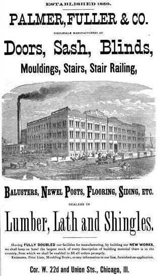 all original post-fire chicago c. 1876 painted red solid walnut wood turned and tapered commercial building interior staircase newel post