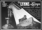 refinished early american industrial fully adjustable "lyhne" portable desk or table lamp with fully functional rotating light "guard" or reflector