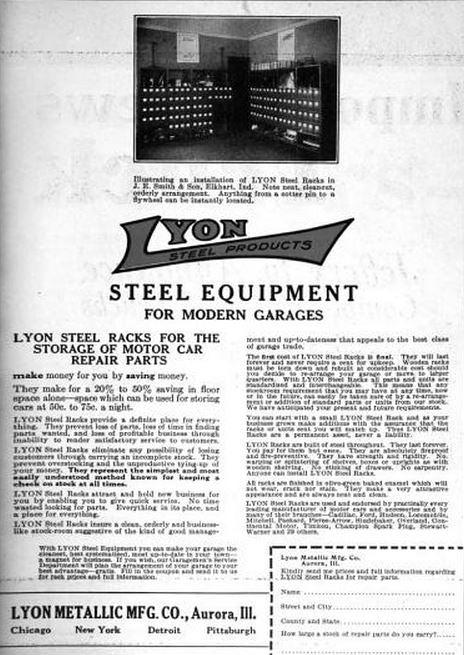 refinished c. 1920's american antique industrial multi-tier general store folded, pressed, and brushed steel shelving unit