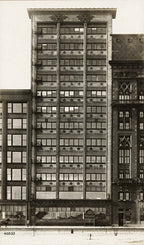 original historically important late 19th century ornamental cast iron exterior louis sullivan-designed gage building stringcourse or frieze panel