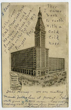museum-quality gargantuan turn of the century riveted joint montgomery ward & company building observatory wrought bronze weathervane head fragment