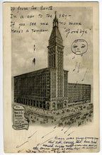 museum-quality gargantuan turn of the century riveted joint montgomery ward & company building observatory wrought bronze weathervane head fragment