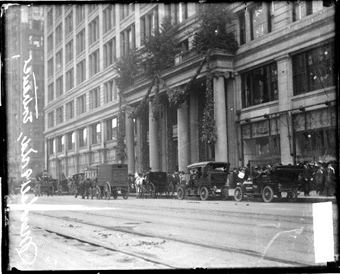 historically important early 20th century black enameled wrought iron downtown chicago marshall field exterior building sign bracket
