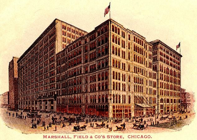 historically important early 20th century black enameled wrought iron downtown chicago marshall field exterior building sign bracket