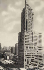 matching set of historically important early 20th century medinah athletic club tower interior lobby elevator directional lanterns