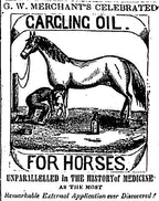 rare original mid-nineteenth century vibrantly colored "lockport green" apothecary glass chemist bottle manufactured by george w. merchant in lockport, n.y.