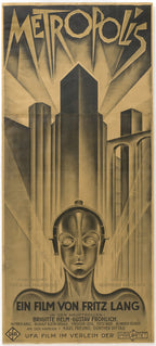 original 1927 custom-built robot head prop used in fritz lang's movie metropolis