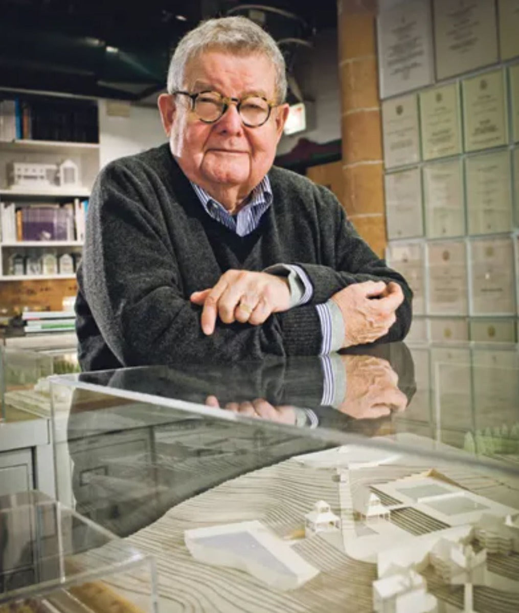 original 1980s-1990s oversized stanley tigerman architectural presentation model with clear bonnet