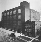 pair of original c. 1918 reinforced white ceramic bare bulb chicago factory pendant light fixtures with intact cloth cord wiring and canopies