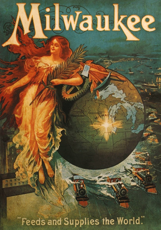 three early twentieth century pre-prohibition era embossed amber glass beer bottle manufactured for the pabst and schlitz brewing companies.