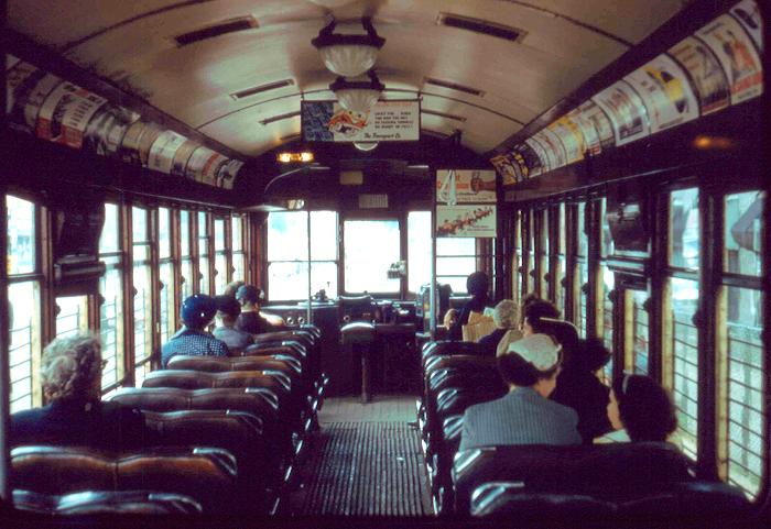 nicely detailed old american hand-crafted folk art city of milwaukee streetcar with largely intact hand applied polychrome paint finish